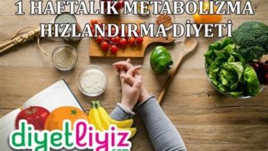 Metabolizmayı Hızlandıran Diyet Önerileri